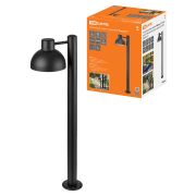 Светильник садово-парковый «Бостон-1» 1x60 Вт, столб, H1000 мм, металл, черный, Е27, TDM