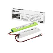 Блок аварийного питания для LED светильников 3-50Вт 11,1В 4500мА•ч IP30 до 7 часов кнопка тест TDM