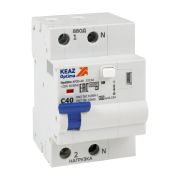 KEAZ Устройство защиты от дугового пробоя с АВДТ и защ. от пов. напряж. OptiDin AFDD-40-22C40-A-У3 (2P, C40, 30mA, Uоткл 275В)