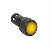 KEAZ Кнопка с фиксацией с подсветкой OptiSignal Compact D22 C7-PHL-B501 желтая 1НЗ 24 В AC/DC XB7NJ05B2