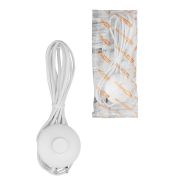 Шнур для БРА с ножным выключателем ШВВП-ВП 2х0,5 мм2 3,5 м 600 Вт белый TDM