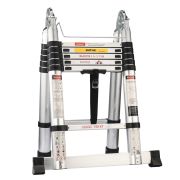 KEAZ Лестница-cтремянка телескопическая 1.9-3.85 м, SHTOK. 20103