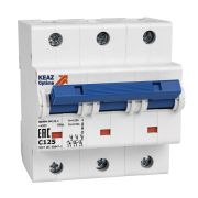 KEAZ Выключатель автоматический модульный OptiDin BM125-3C100-8In-УХЛ3