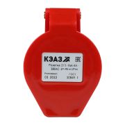 KEAZ Розетка кабельная 214-16А-6h-380AC-3P+PE-IP44